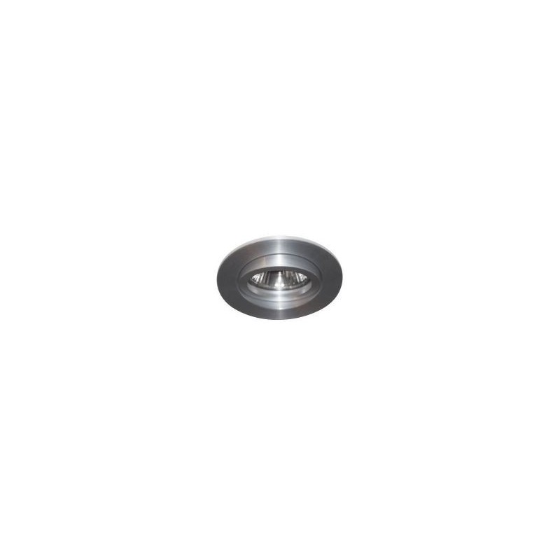                         Spot encastré rond en fonte d'aluminium ALA1013 RX - Orientable - 50W - GU10 - Alu mat