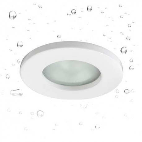 SPOT - GU5,3 - ROND - BLANC - IP68 - CLII - Ø82