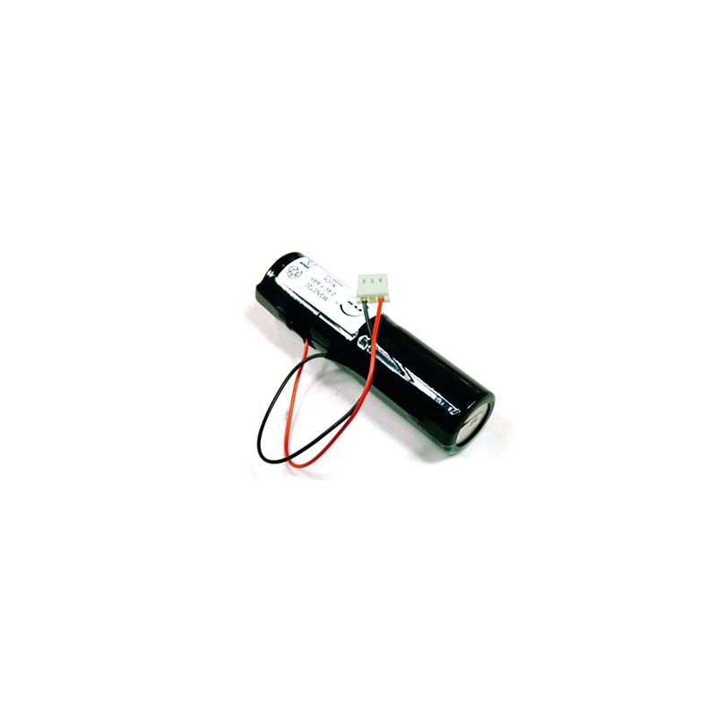                         Batterie pour BAES - 2,4V - 1,6Ah - Bâton - Cellules SC - Sortie Molex