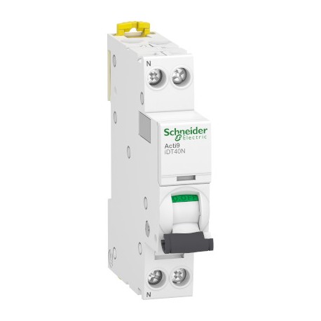 Disjoncteur 25A - iDT40N Acti9 - 10kA - Courbe C - 1P+N