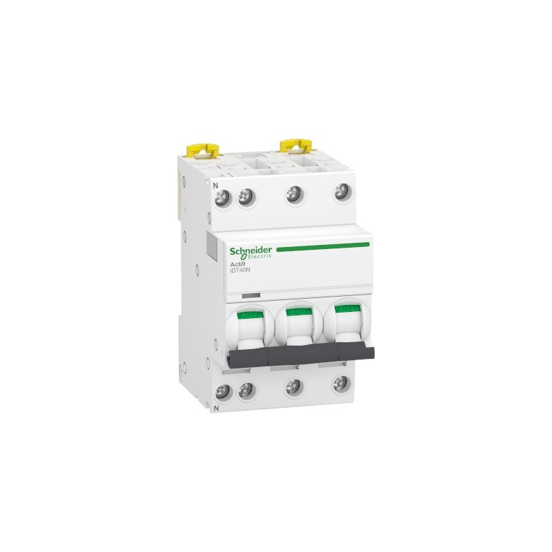                         Disjoncteur 32A - iDT40N Acti9 - 10kA - courbe C - 3P+N