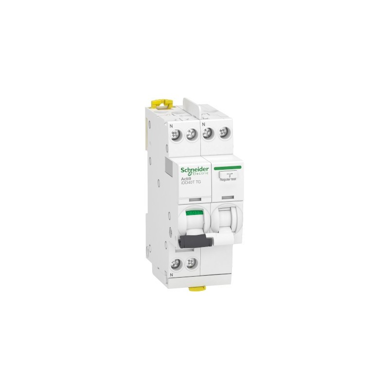                        Disjoncteur différentiel 32A - iDD40T Acti9 - 6kA - courbe C - 1P+N