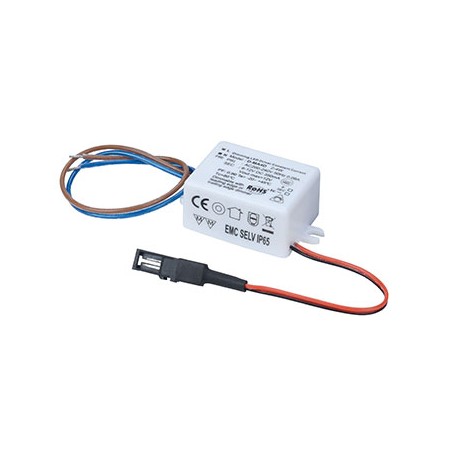 ALIMENTATION - 12DC - 4W - 350mA - IP65 - (spot agencement)