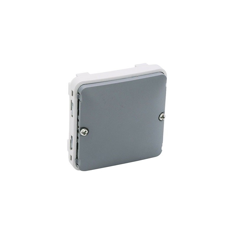                         Enjoliveur obturateur Plexo IP55 - Gris
