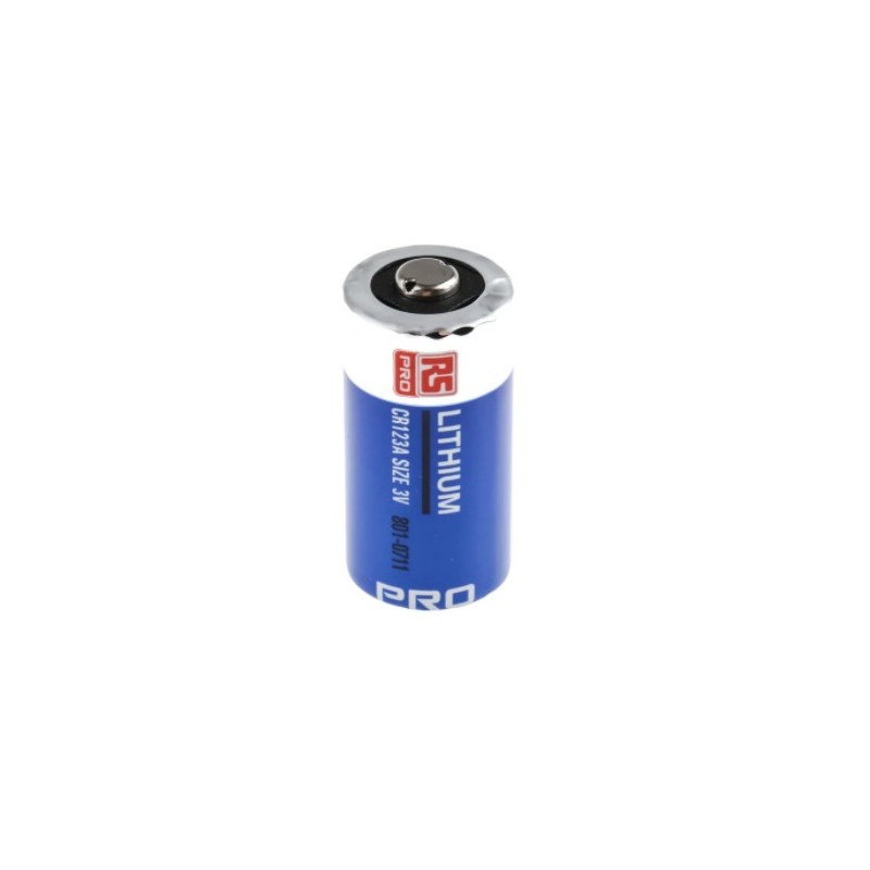                         Pile lithium RS PRO - CR123A - 3V - 7Ah