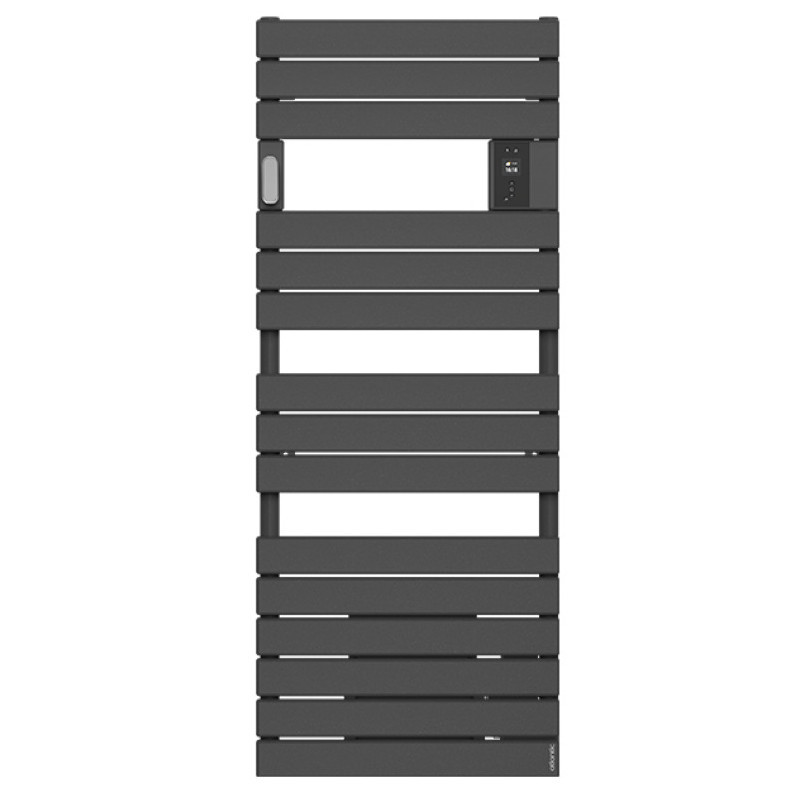                         Sèche-serviettes connecté Adélis Atlantic digital - 1750W - Anthracite - Avec soufflerie