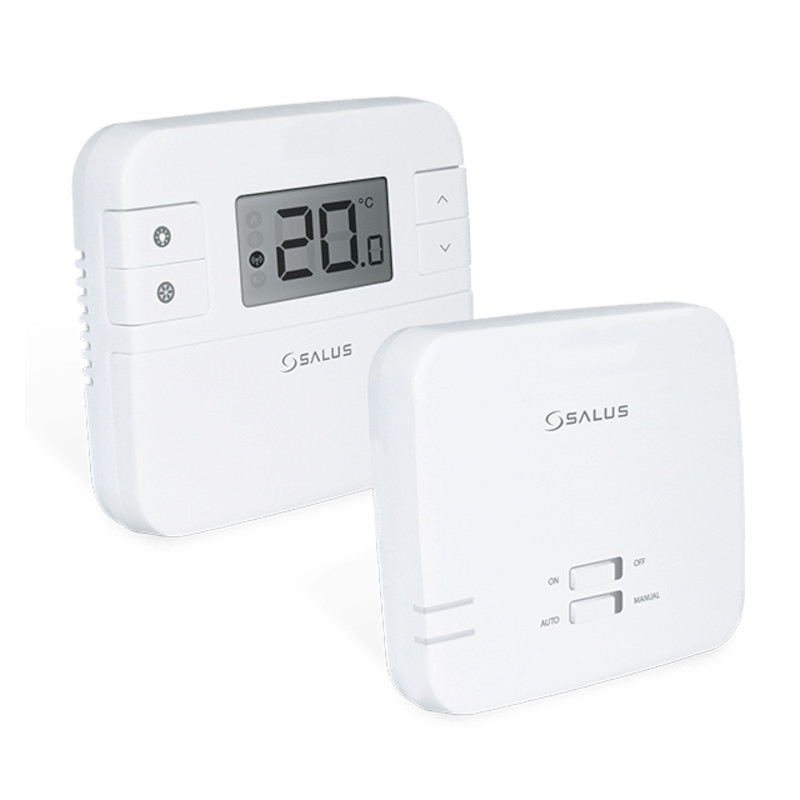                         Thermostat d'ambiance numérique RT310RF Salus - Sans fil