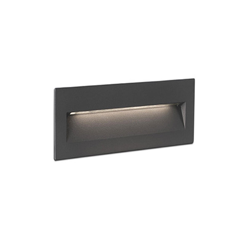                         Applique encastrable IP65 gris