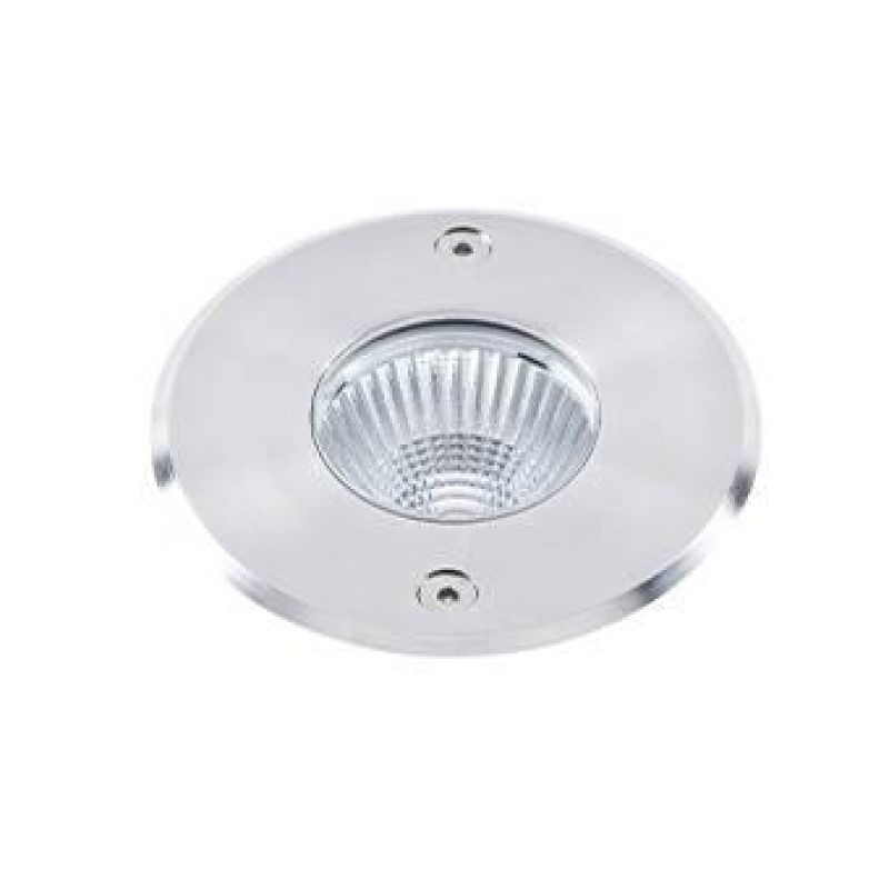                         Encastré de sol rond PURE 380 Indigo - 7W - 3000K - IP67 - Inox