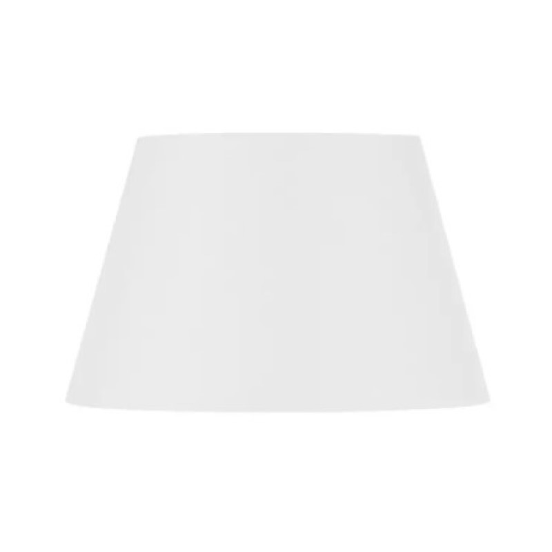                         Abat-jour conique Fenda SLV - Ø 455mm - H 280mm - Textile - Blanc