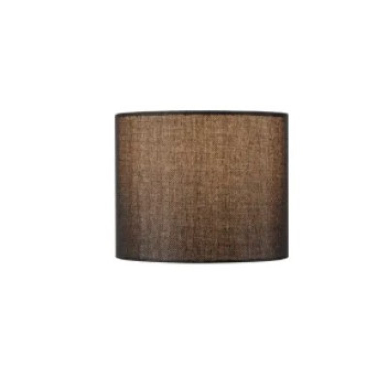                         Abat-jour rond Fenda SLV - Ø 200mm - Textile - Noir