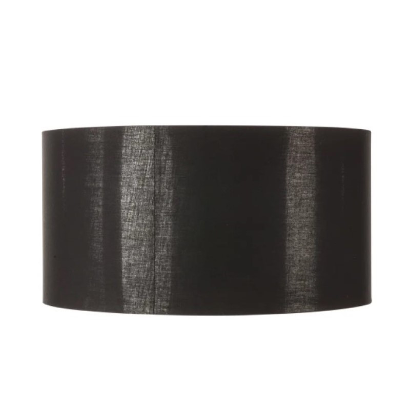                         Abat-jour textile Fenda SLV - Ø 700mm - Rond - Noir et cuivre