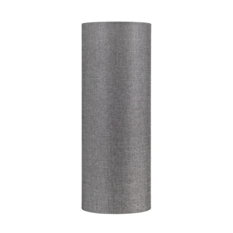                         Abat-jour cylindrique Fenda SLV - Ø 150mm - H 400mm - Textile - Gris