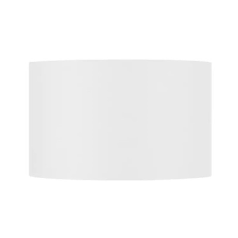                         Abat-jour rond Fenda SLV - Ø 455mm - H 280mm - Textile - Blanc