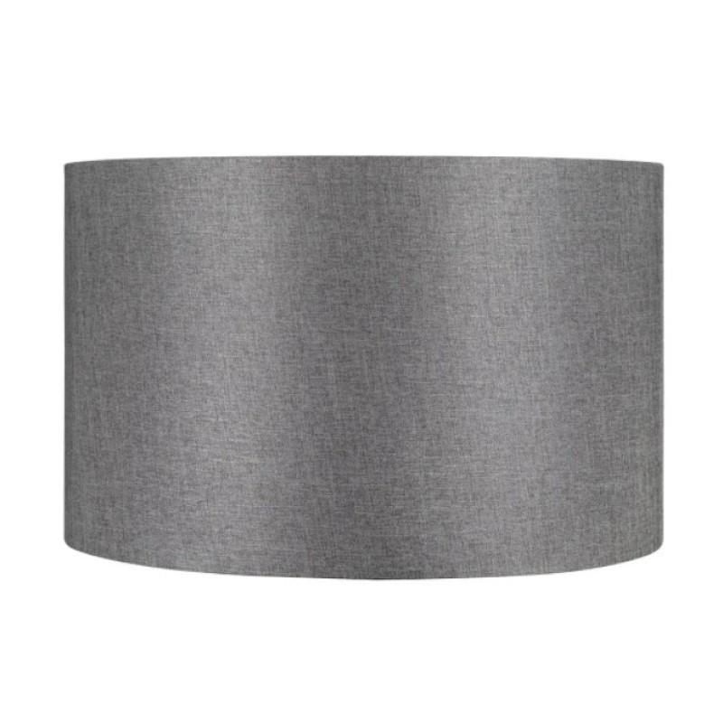                         Abat-jour rond Fenda SLV - Ø 455mm - H 280mm - Textile - Gris