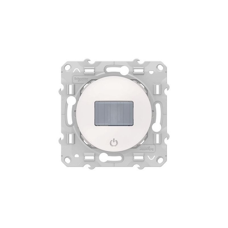                         Détecteur de présence et de mouvement Odace Schneider - Blanc - 3 fils - S520523