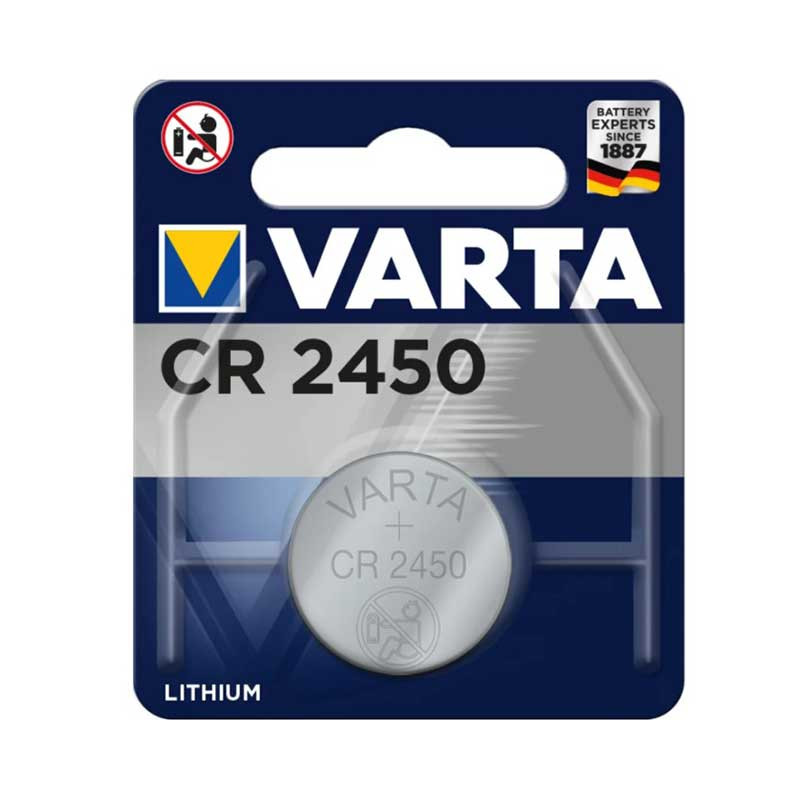                         PILE BOUTON CR2450 LITHIUM