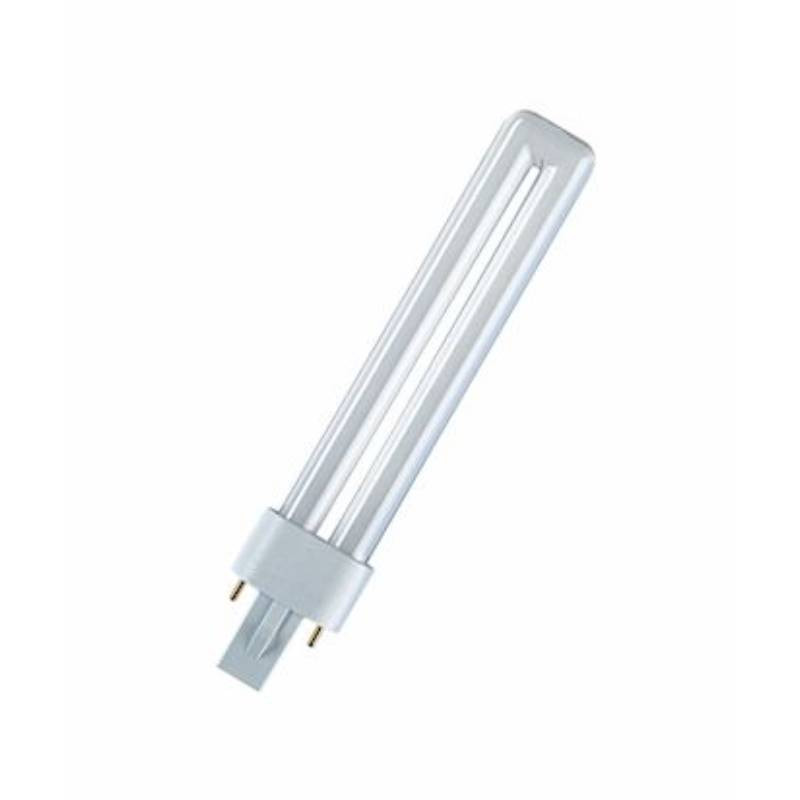                         010588 - Ampoule fluocompacte Dulux S Ledvance - G23 - 7W - 4000K - Non dimmable