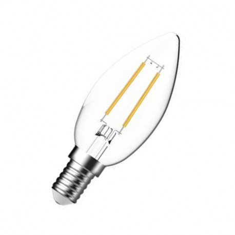LED FILAMENT FLAMME E14 CLAIRE 4,5W 827 470LM