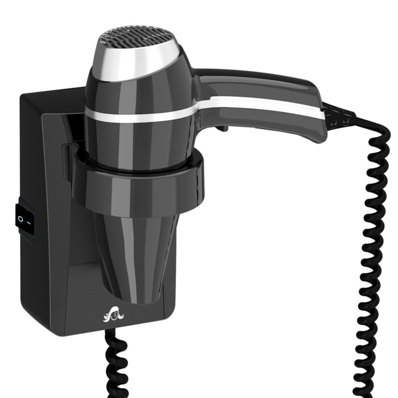                         SECHE CHEVEUX CLIPPER II + BASE ET INTER IP21 CLII NOIR