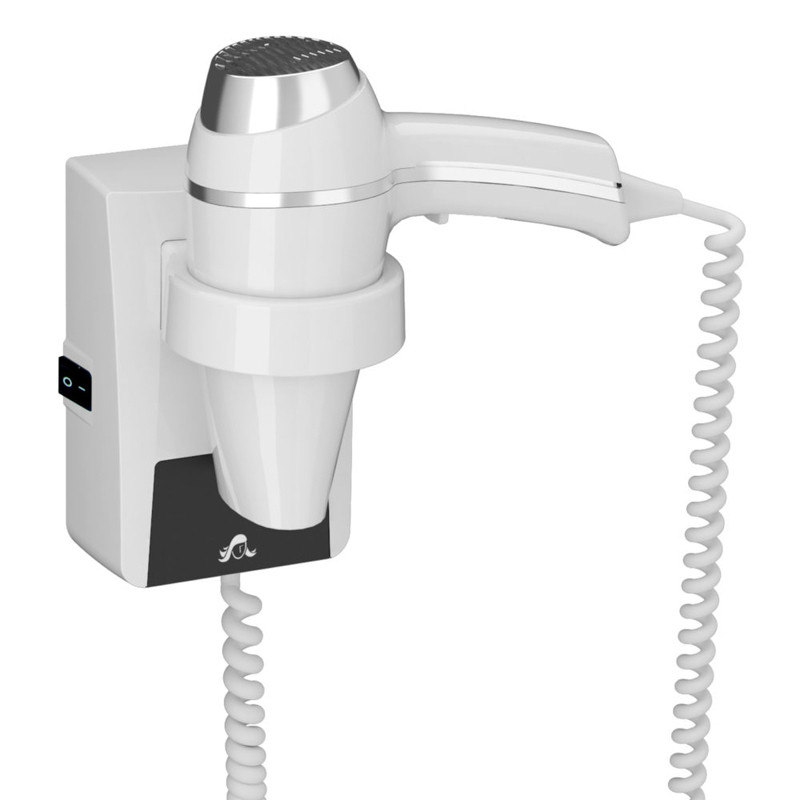                         SECHE CHEVEUX CLIPPER II + BASE ET INTER IP21 CLII BLANC