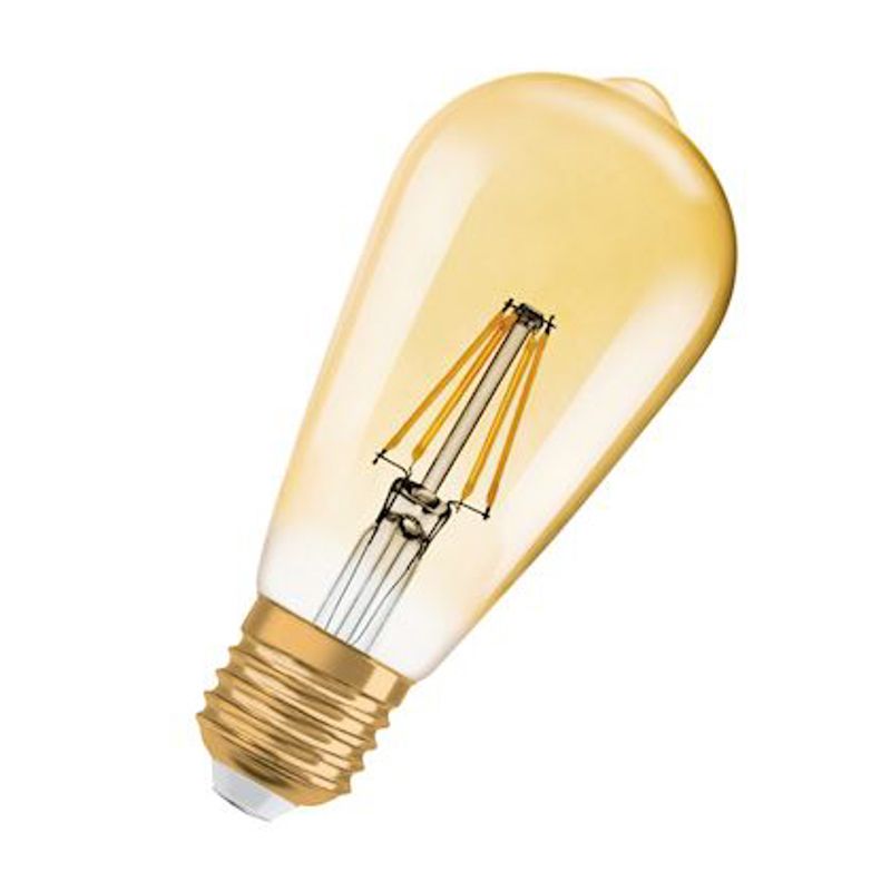                         962095 - Ampoule LED décorative 1906 Ledvance - Edison - Avec filament - E27 - 4W - 2500K - Non dimmable
