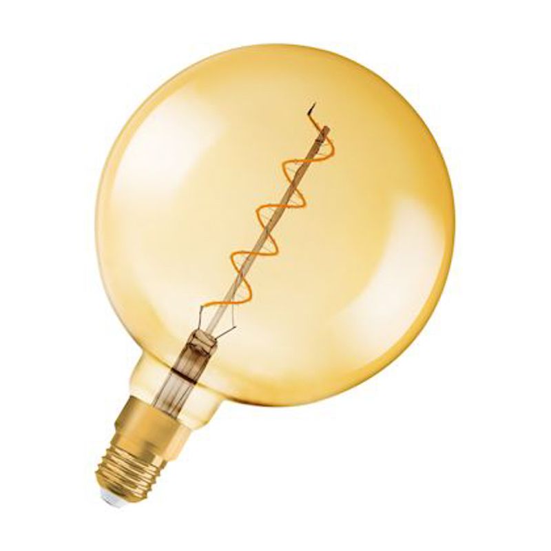                         LED FILAMENT SPIRALE GLOBE E27 GOLD 4W 820 300LM D200