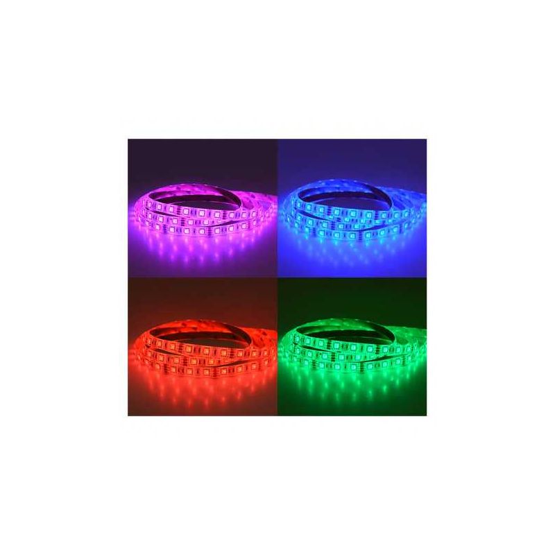                         RUBAN LED 14,4W/M 12VDC RGB 5M IP65