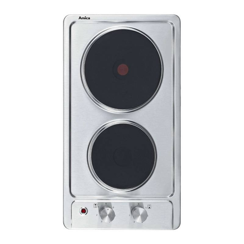                         PLAQUE ELECTRIQUE 2 FEUX INOX