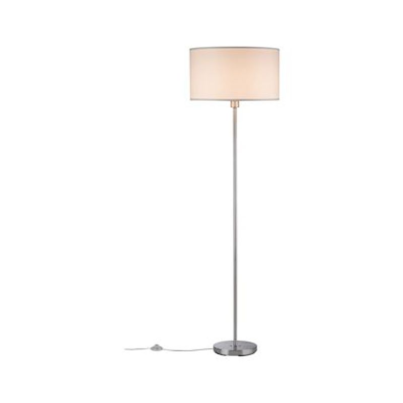                         LAMPADAIRE TESSA ACIER BROSSE E27 AVEC ABJ