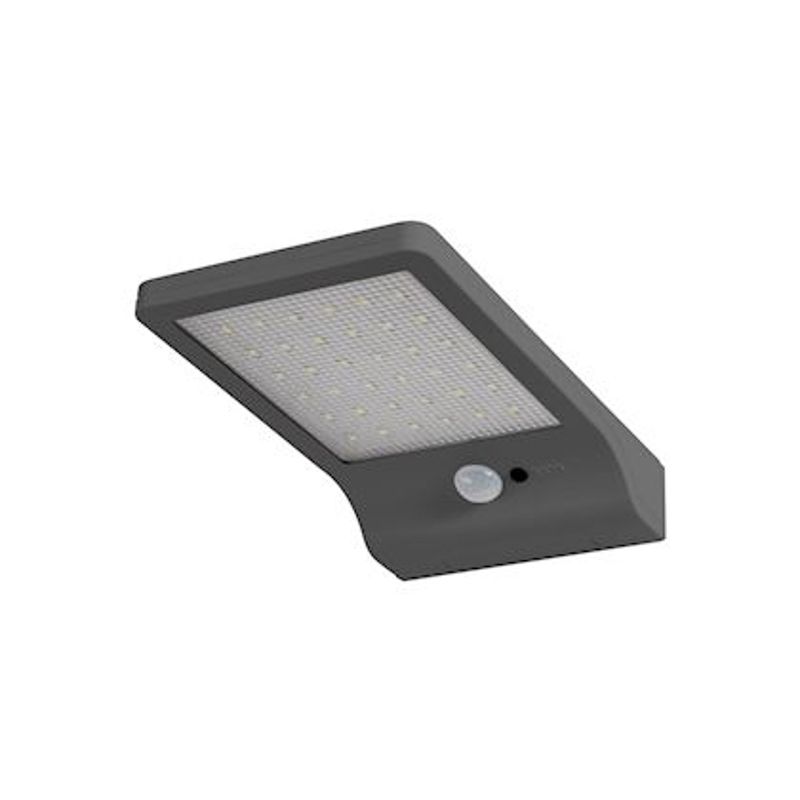                         PROJECTEUR LED SOLAIRE 3W GRIS 840 320LM DETECTEUR IP44