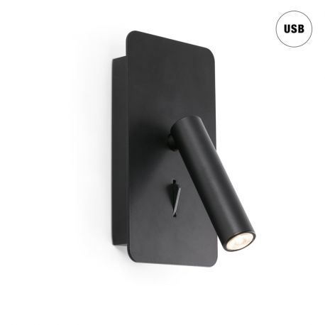 LISEUSE LED - SUAU - PRISE USB - 3W - 830 - 140LM - INTER - NOIR