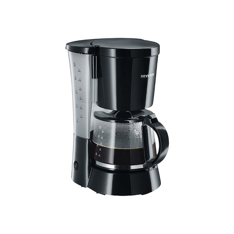                         CAFETIERE 10 TASSES NOIR SEVERIN 1.4L