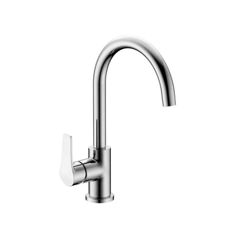                         MITIGEUR EVIER TUBE CHROME