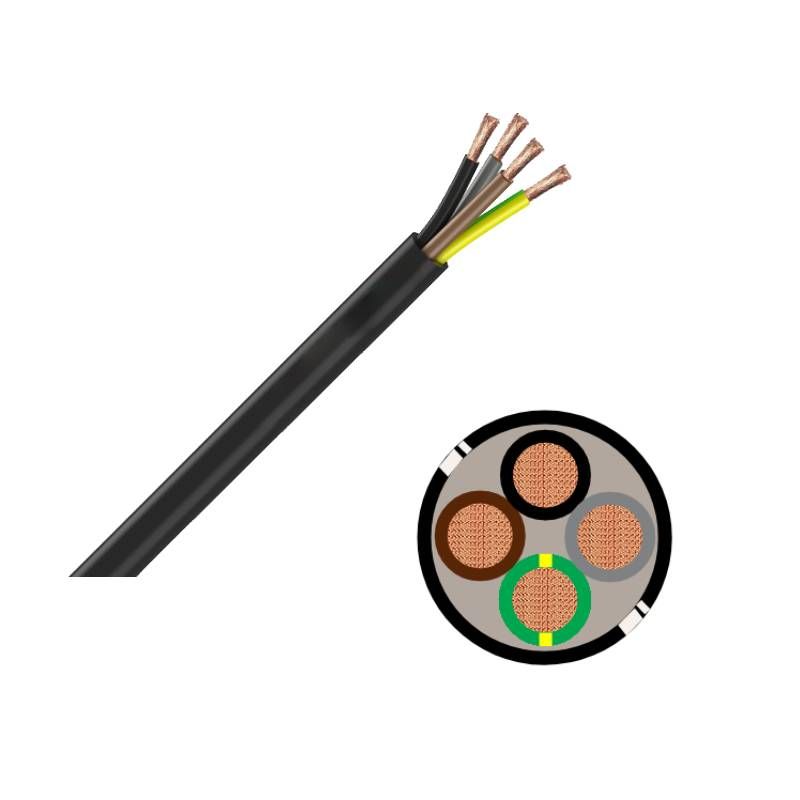                         Câble industriel souples HO7RNF 4G2,5 - au mètre
