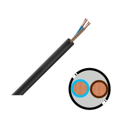 Câble industriel souples HO7RNF 2X1,5 - au mètre