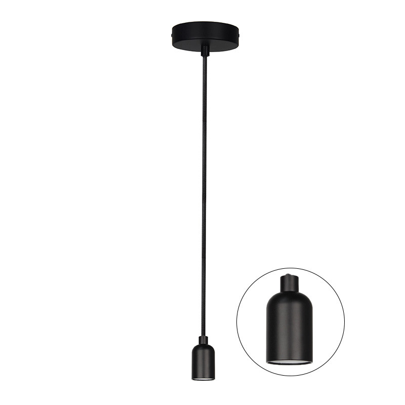                         SUSPENSION EPOQUE E27 NOIR