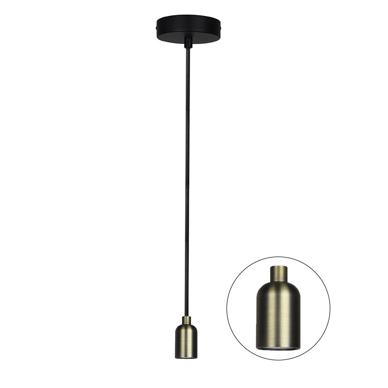                         SUSPENSION EPOQUE E27 BRONZE