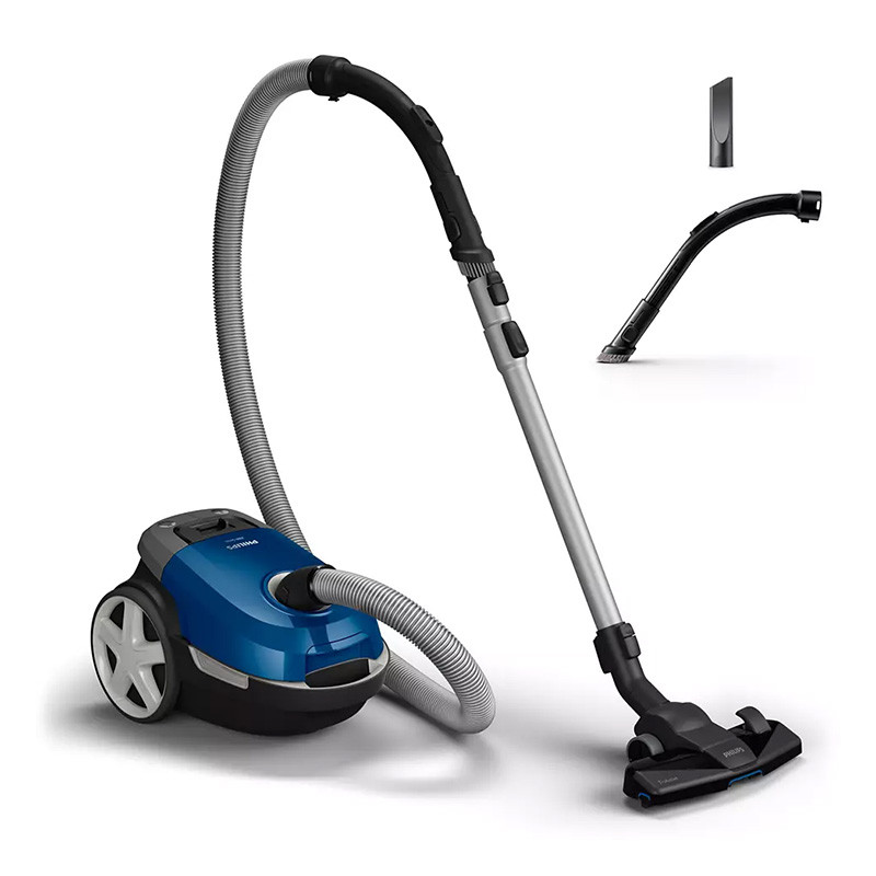                         ASPIRATEUR TRAINEAU AVEC SAC 900W BLEU