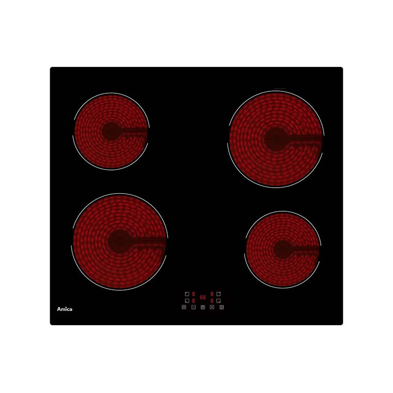                         PLAQUE VITRO 4 FEUX TOUCHE SENSITIVE