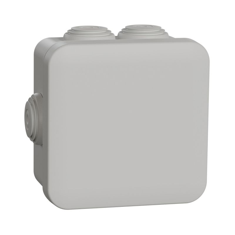                         BOITE DE DERIVATION ETANCHE 89X89 H51 7 EMBOUTS