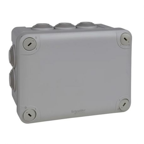 BOITE DE DERIVATION ETANCHE - 150x105 - H80 - 10 EMBOUTS