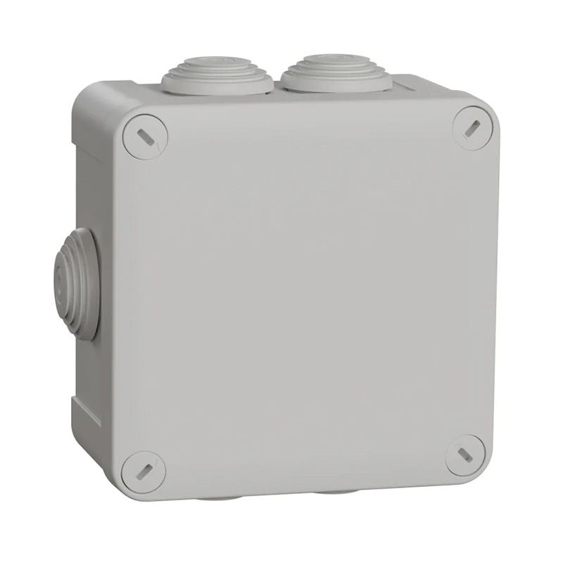                         BOITE DE DERIVATION ETANCHE 116X116 H62 7 EMBOUTS