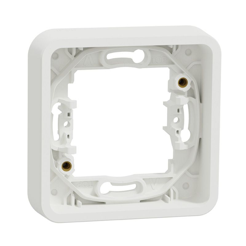                         PLAQUE POUR APPAREILLAGE ENCASTRE BLANC MUREVA