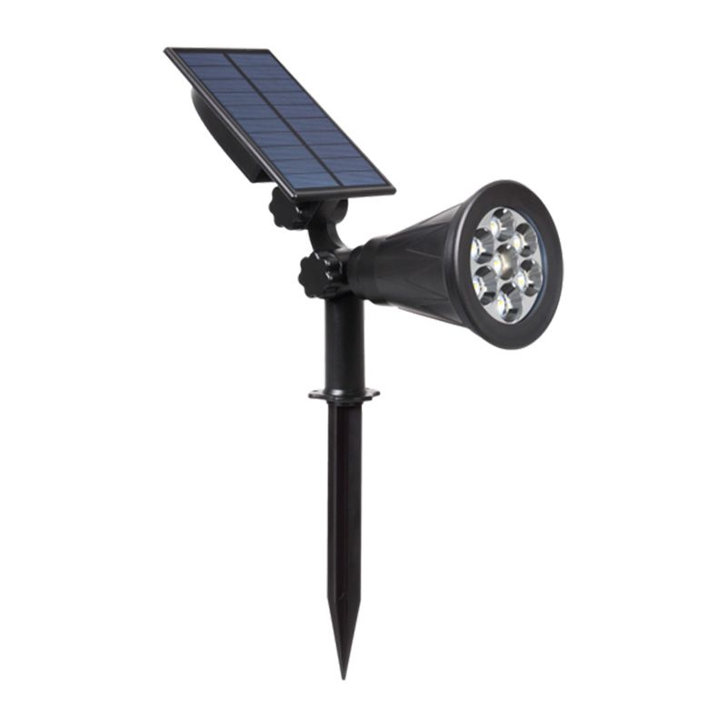                        SPOT SUR PIQUET SPIKY LED SOLAIRE 6W 830 270LM NOIR