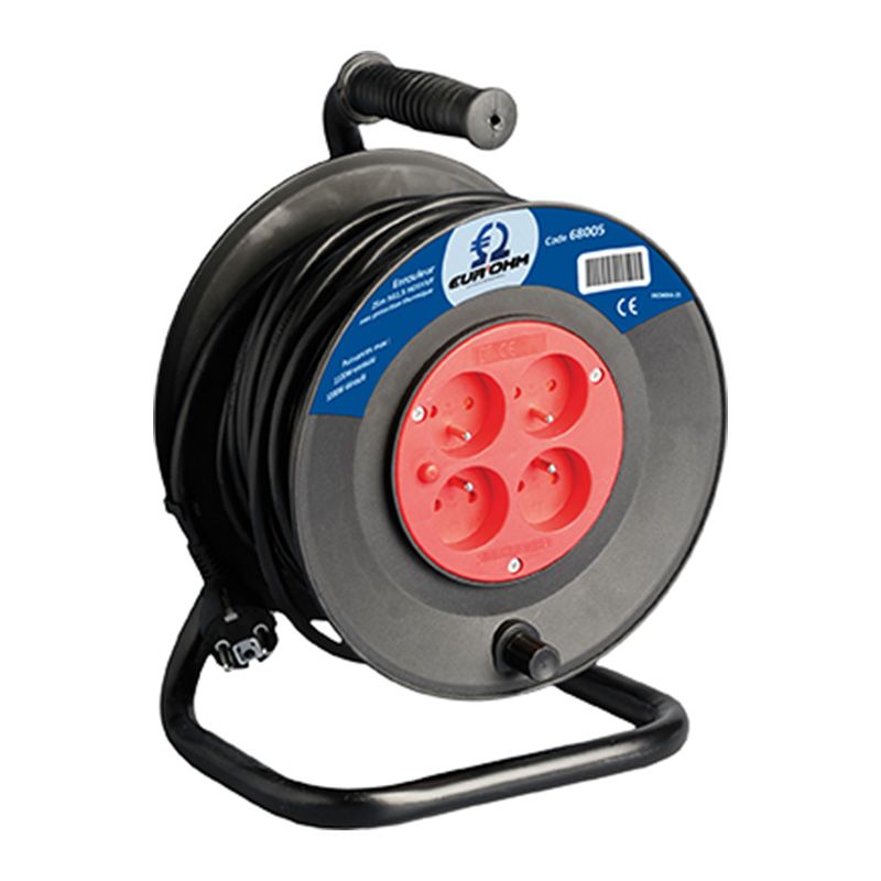                         DEROULEUR 3G1.5 4PC 25M