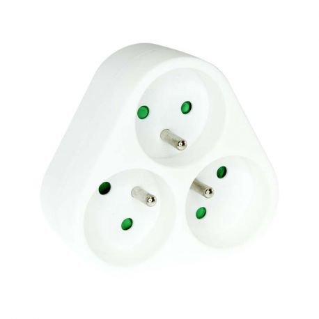 FICHE MULTIPRISE - 3PC - 2P+T