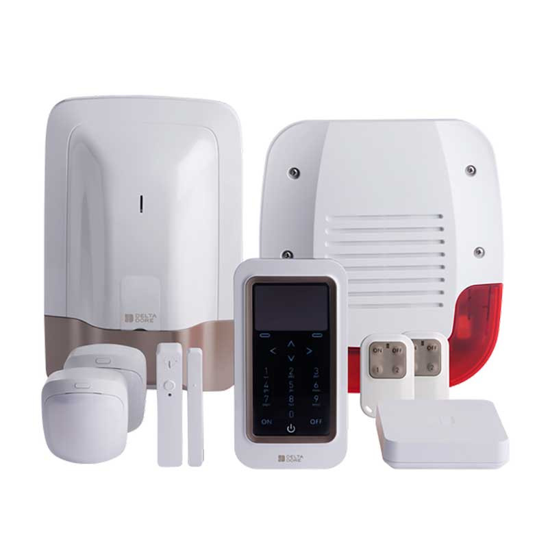                         Pack alarme radio connectée Tyxal+ Delta Dore - 8 zones