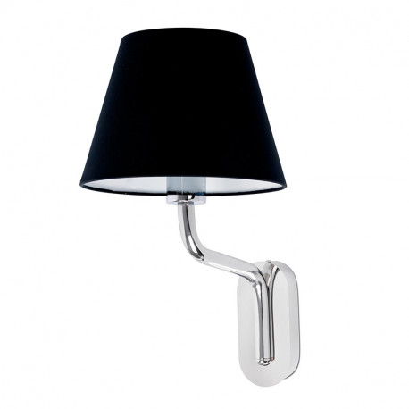 APPLIQUE - ETERNA - E27 - CHROME - ABJ NOIR 