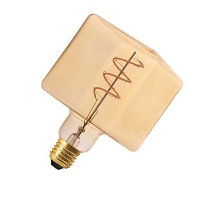                         LAMPE LED DECO AMBRE CUBE 3.5W 2200K 190LM E27 D95